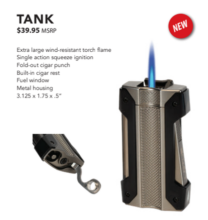 Lotus Tank Lighter w/ Punch