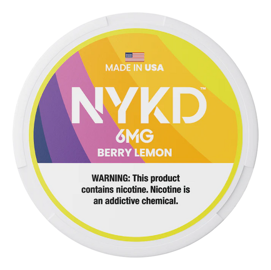 NYKD - Berry Lemon 6 mg - Nicotine Pouches