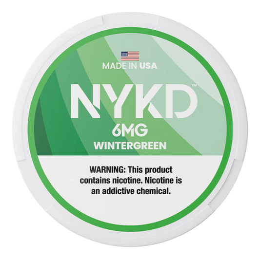 NYKD - Wintergreen 6 mg - Nicotine Pouches